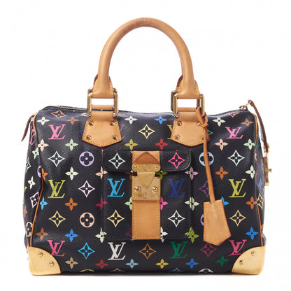 Louis Vuitton Monogram Multicolor Speedy 30 Black 1 of 8