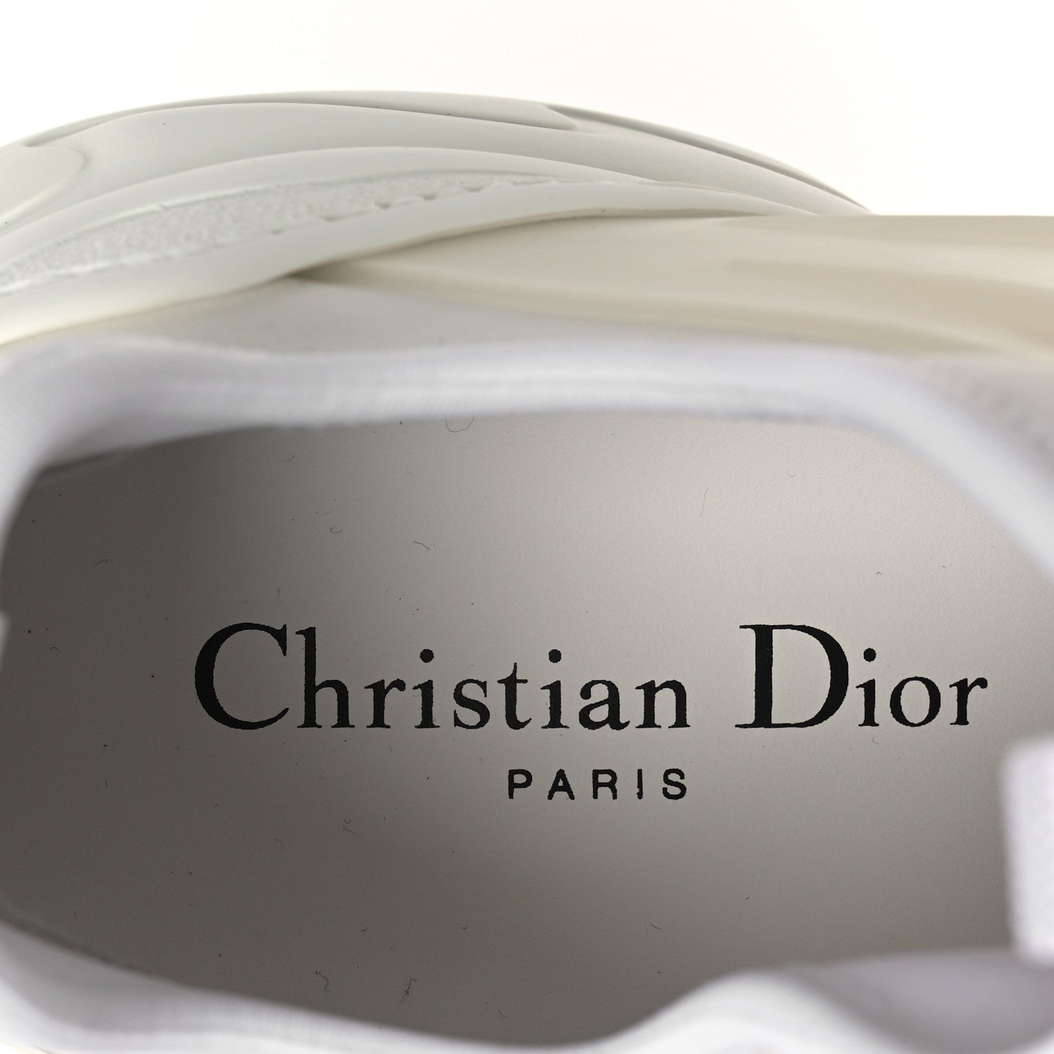 Christian Dior Technical Fabric Rubber Womens D-Connect Sneakers 39.5 White 9 of 11