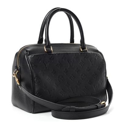 Louis Vuitton Empreinte Speedy Bandouliere 25 NM Black 3 of 12