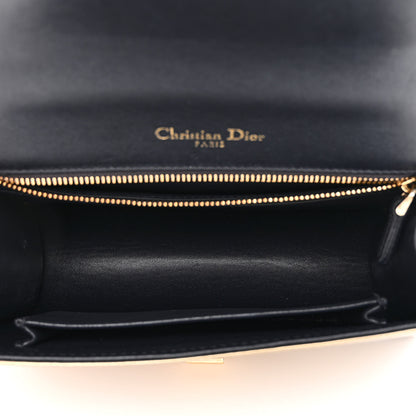 Christian Dior Metallic Patent Micro-Cannage Medium Diorama Flap Bag Gold 5 of 16