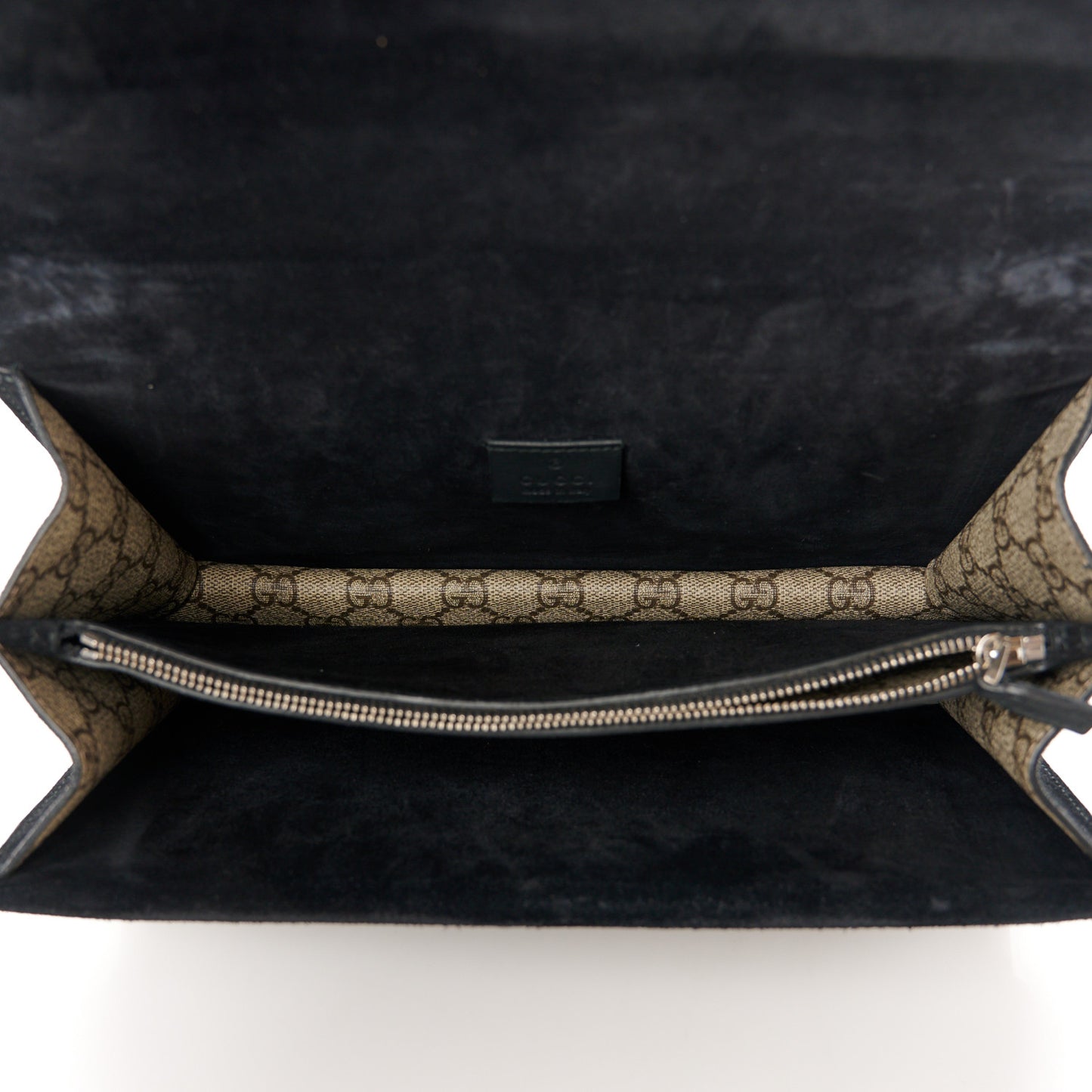 GG Supreme Monogram Small Dionysus Shoulder Bag Black