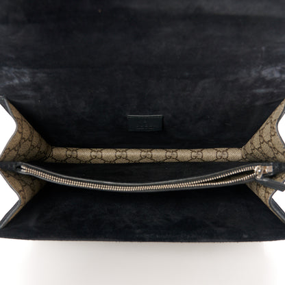 Gucci GG Supreme Monogram Small Dionysus Shoulder Bag Black 5 of 12