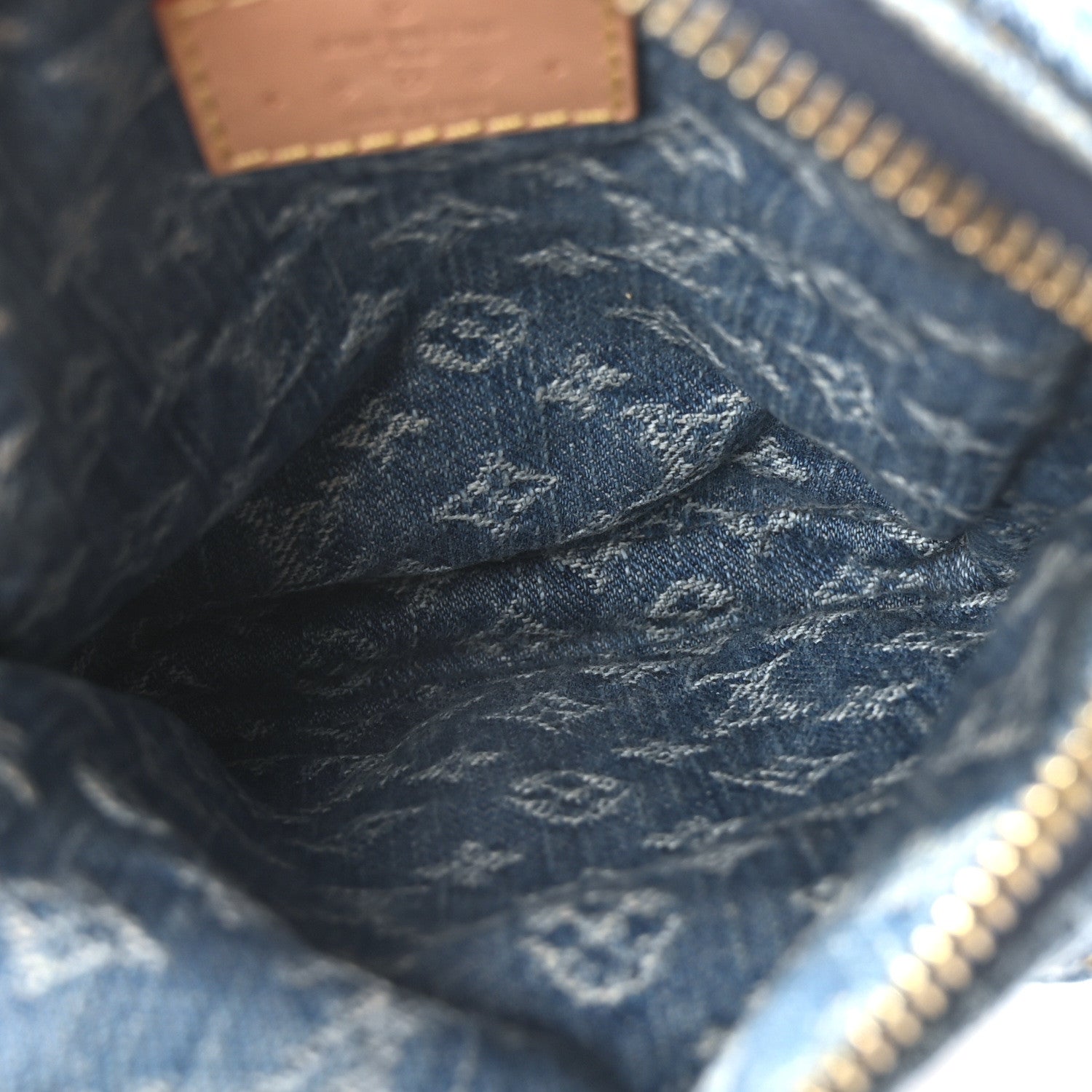 Louis Vuitton Denim Fairfax Pochette Blue 5 of 10
