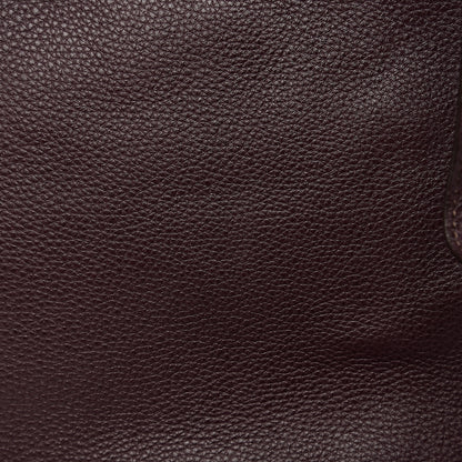 Tom Ford Ramskin Large Alix Padlock Zip Shoulder Bag Wine 7 of 10