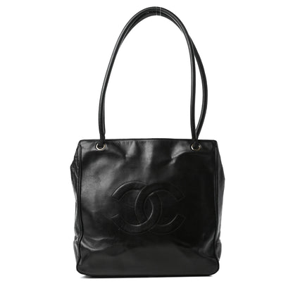 Chanel Lambskin CC Shoulder Bag Black 1 of 9