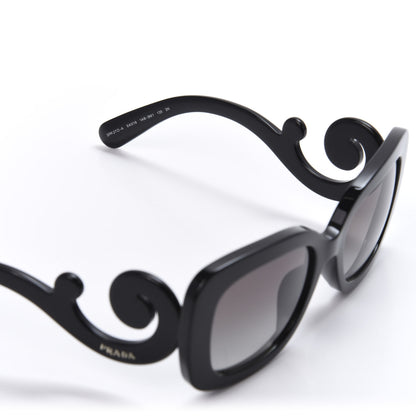 Prada Acetate Baroque Sunglasses SPR 27O Black 6 of 8