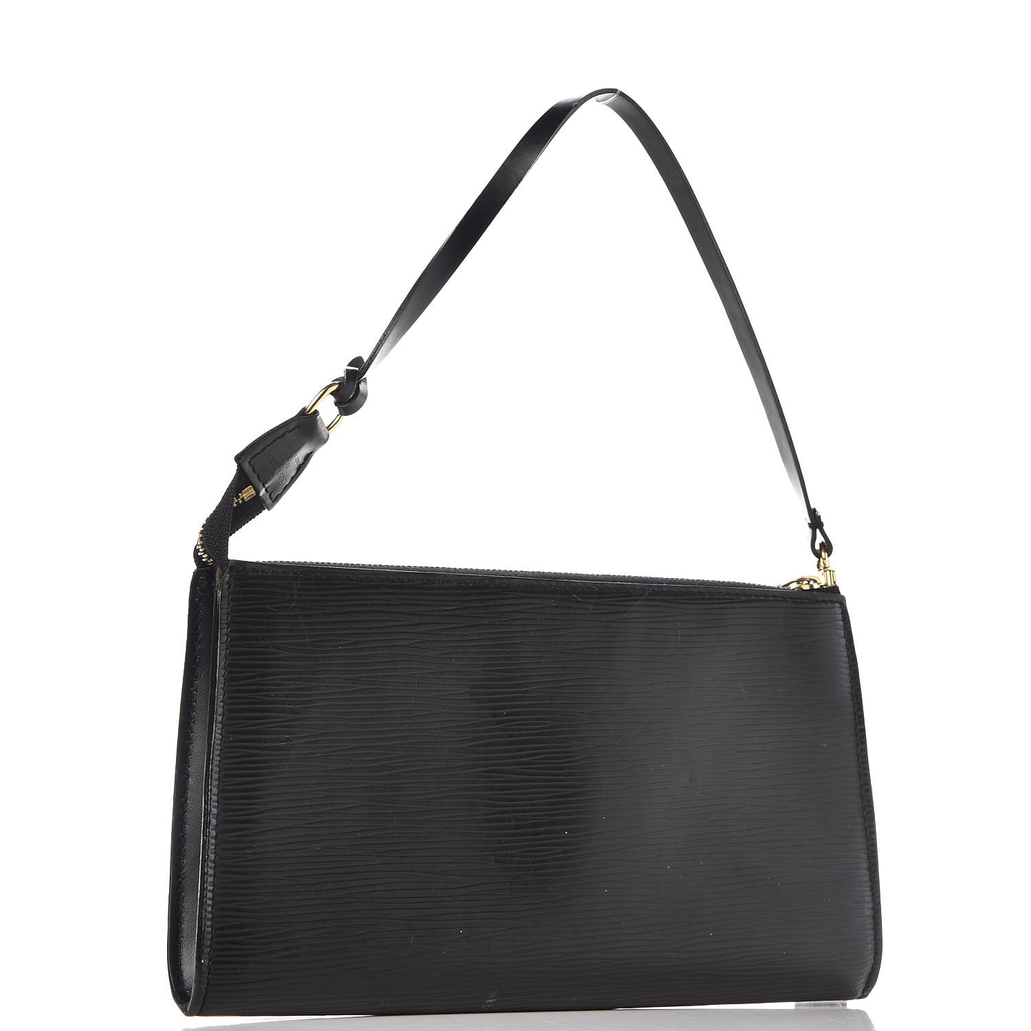 Louis Vuitton Epi Pochette Accessories 24 Black 3 of 12