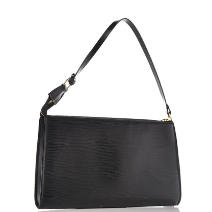 Louis Vuitton Epi Pochette Accessories 24 Black 3 of 12