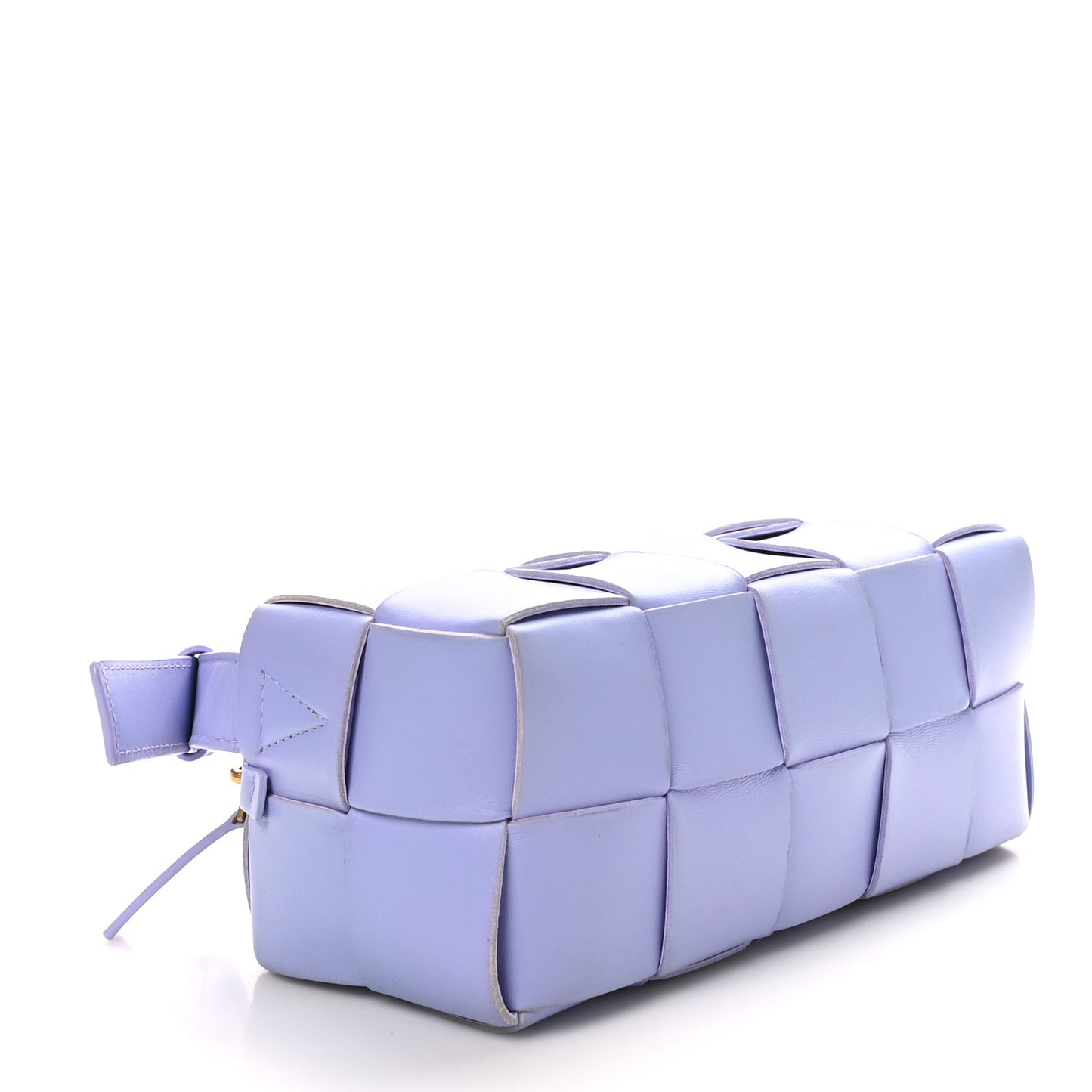 Lambskin Maxi Intrecciato Small Brick Cassette Bag Wisteria