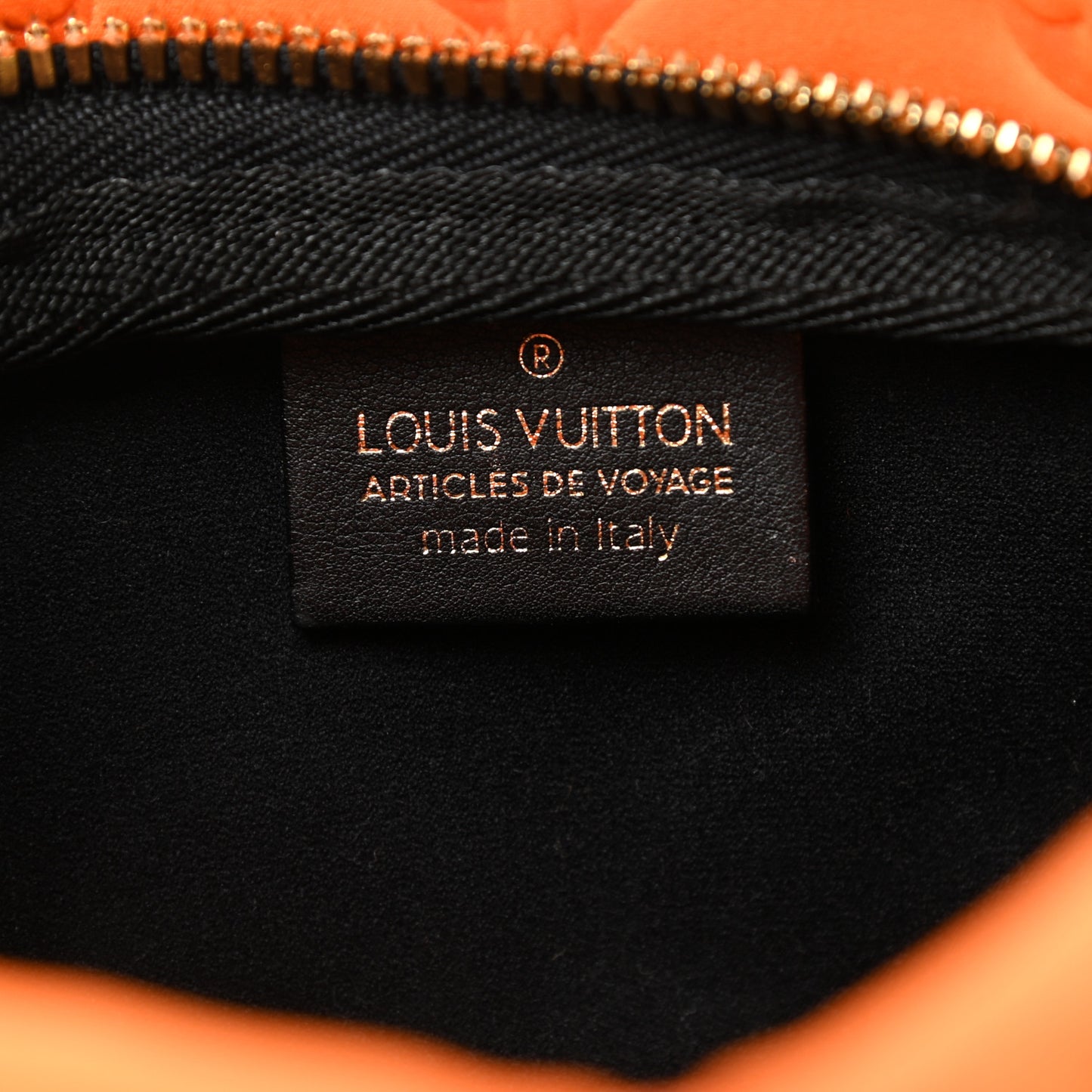 Monogram Scuba Clutch Pochette Orange