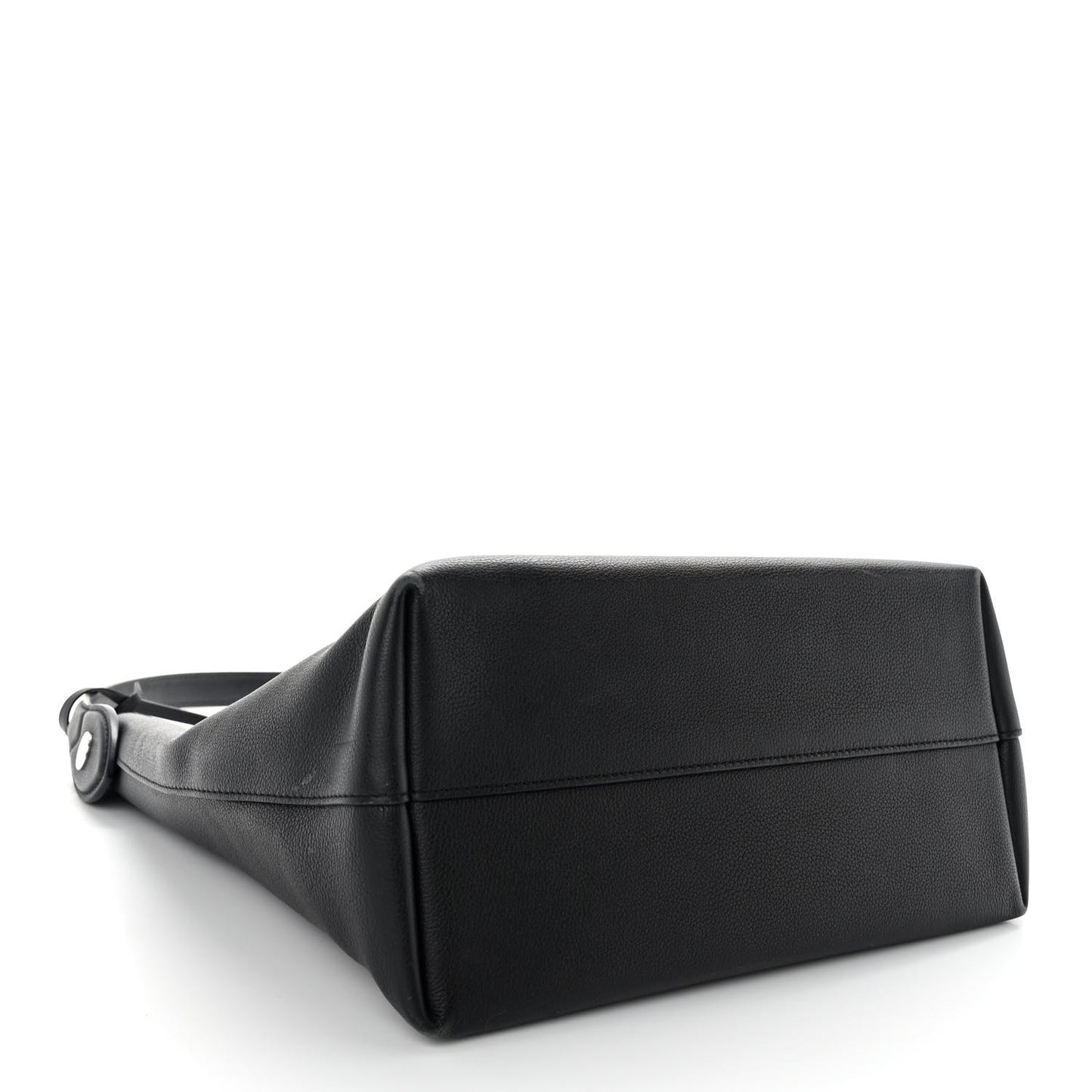 Calfskin Lockme Hobo Black