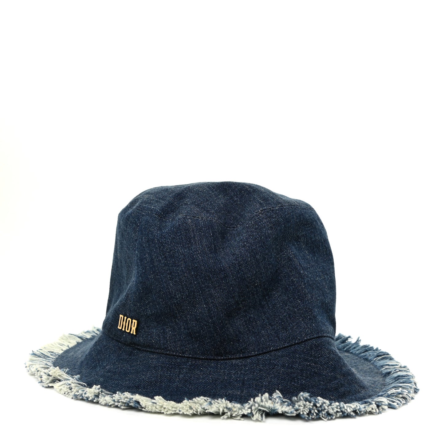 Denim Bucket Fringe Hat 57 Blue
