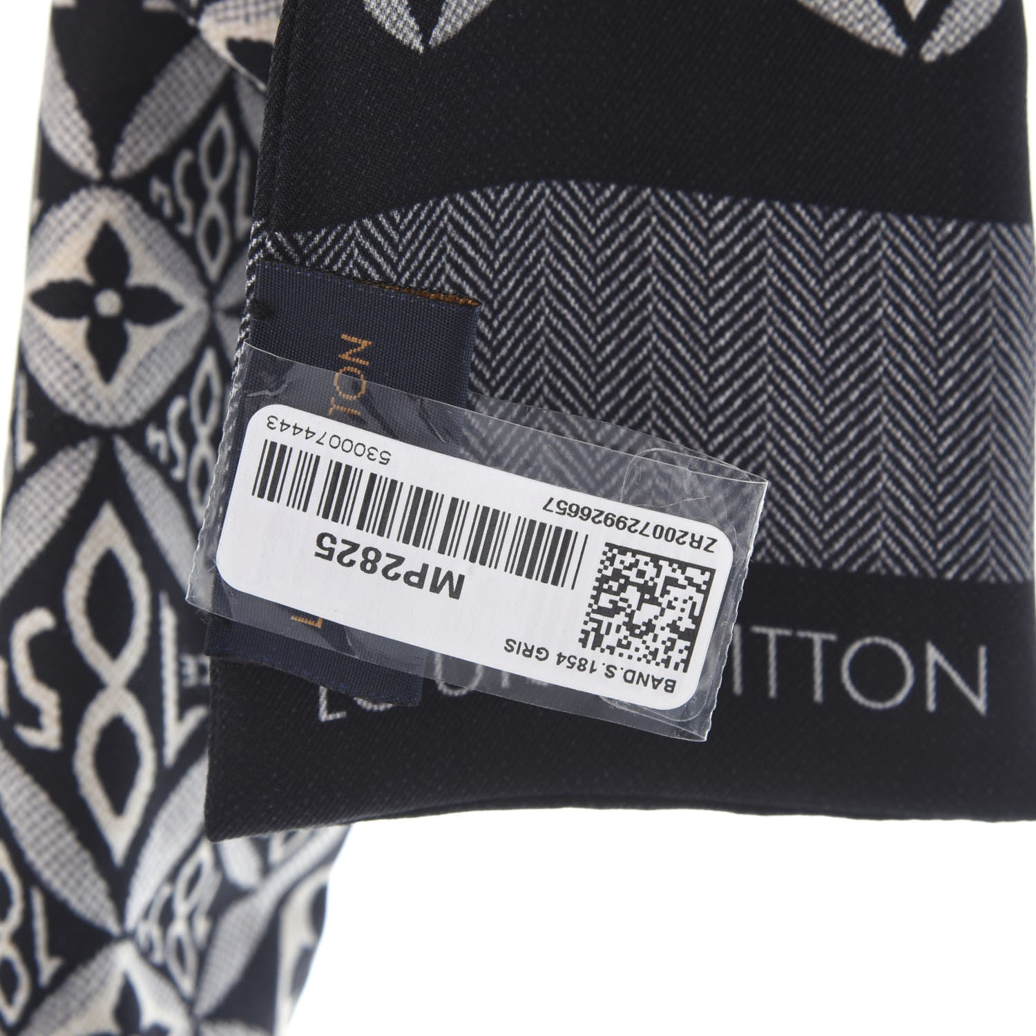 Louis Vuitton Silk Since 1854 Bandeau Black 3 of 3