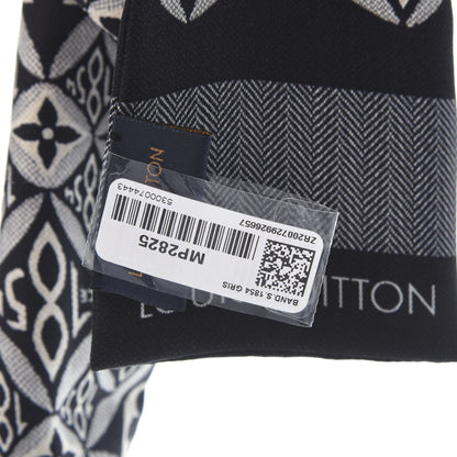Louis Vuitton Silk Since 1854 Bandeau Black 3 of 3