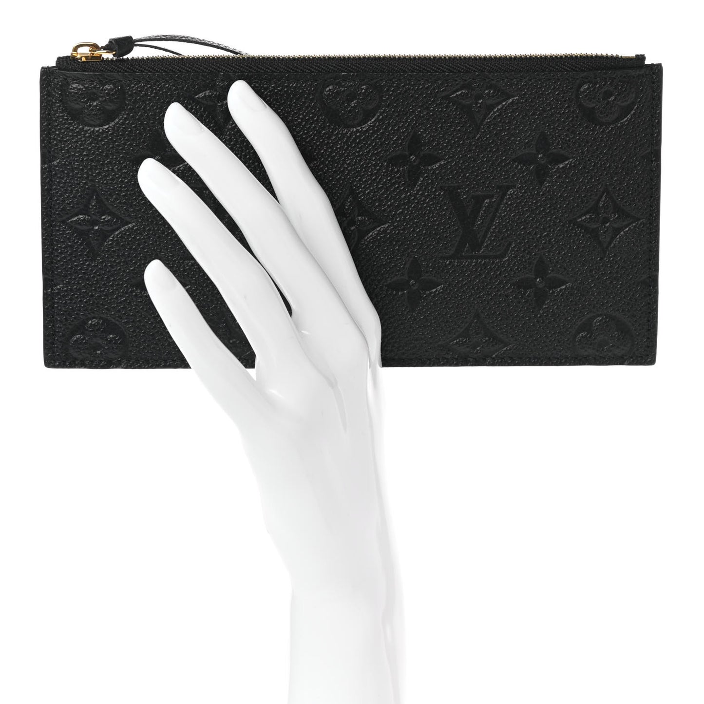 Empreinte Felicie Chain Wallet Zippered Insert Black