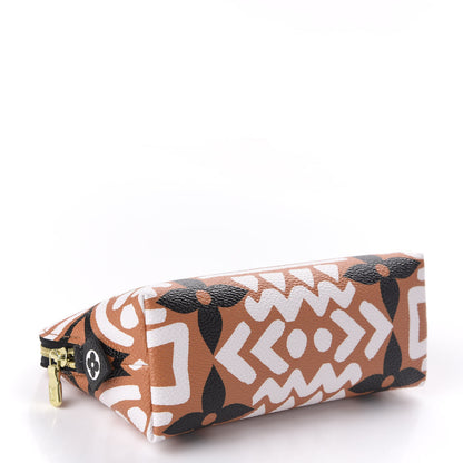 Louis Vuitton Monogram Giant Crafty Cosmetic Pouch Crème Caramel 4 of 9