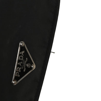 Prada Tessuto Nylon Vitello Hobo Black 14 of 15