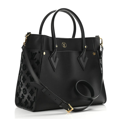 Louis Vuitton Calfskin Monogram Tufting On My Side Black 3 of 10