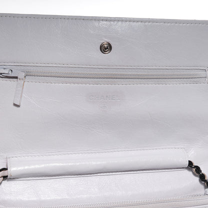 Chanel Aged Calfskin Quilted Reissue Wallet On Chain WOC White 5 of 7