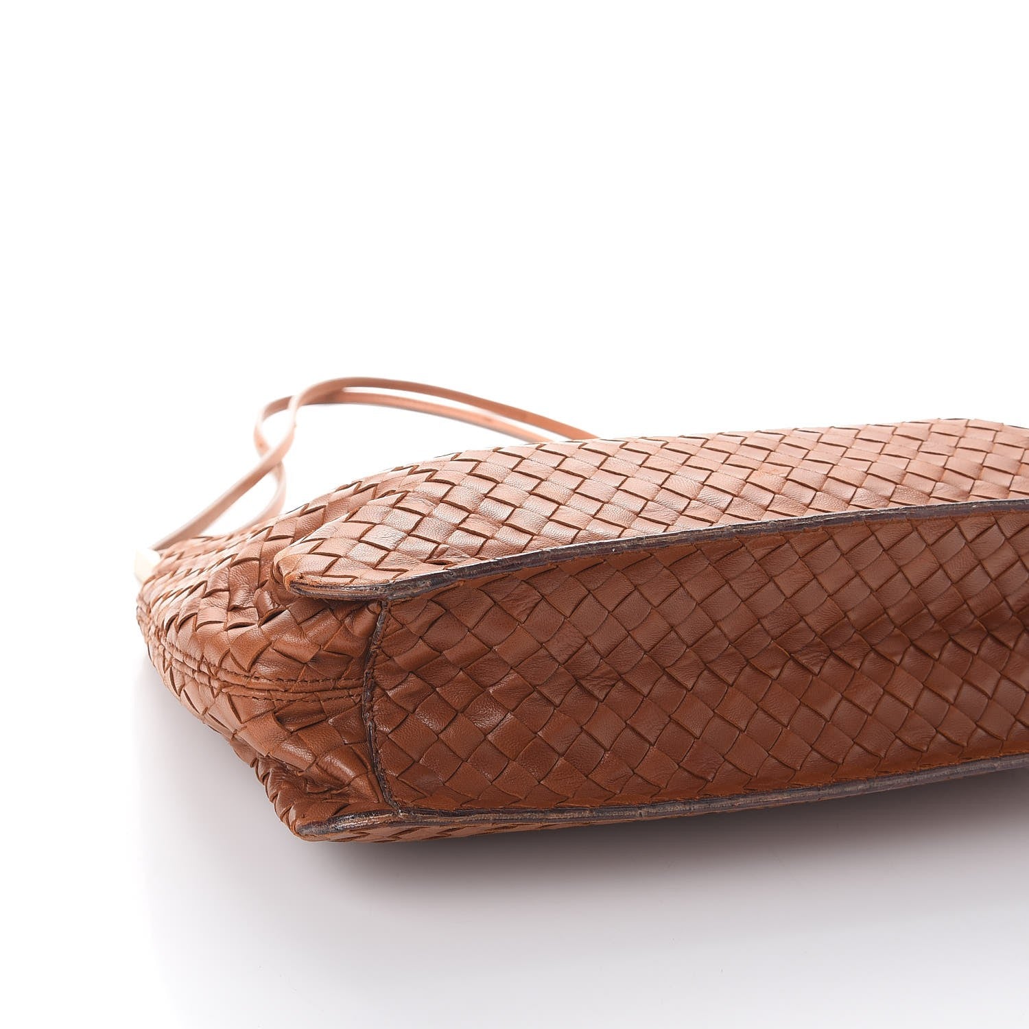 Bottega Veneta Nappa Intrecciato Shoulder Bag Tan 5 of 12