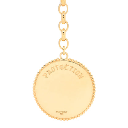 Foundrae 18K Yellow Gold Diamond Protection Large Mixed Belcher Extension Chain Necklace 4 of 5