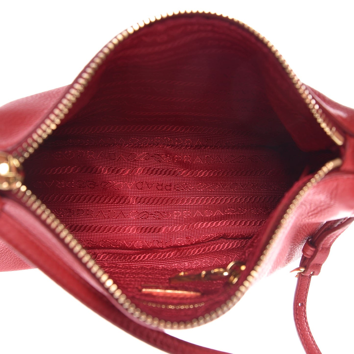 Vitello Daino Pochette Bag Fuoco