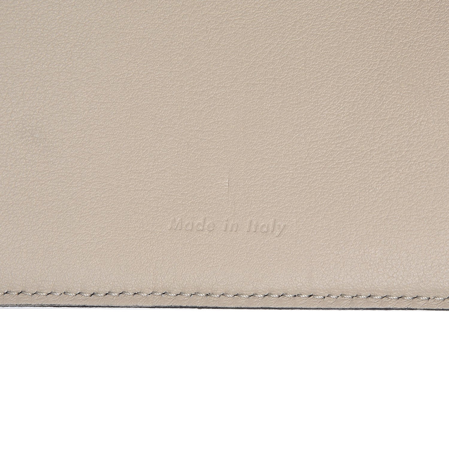 Celine Grained Calfskin Medium Multifunction Strap Wallet Black Chalk 8 of 9