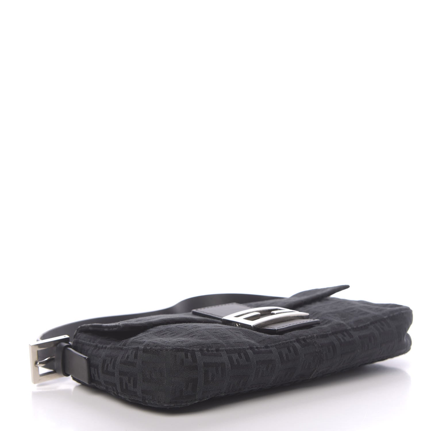 Fendi Zucchino Baguette Black 4 of 10