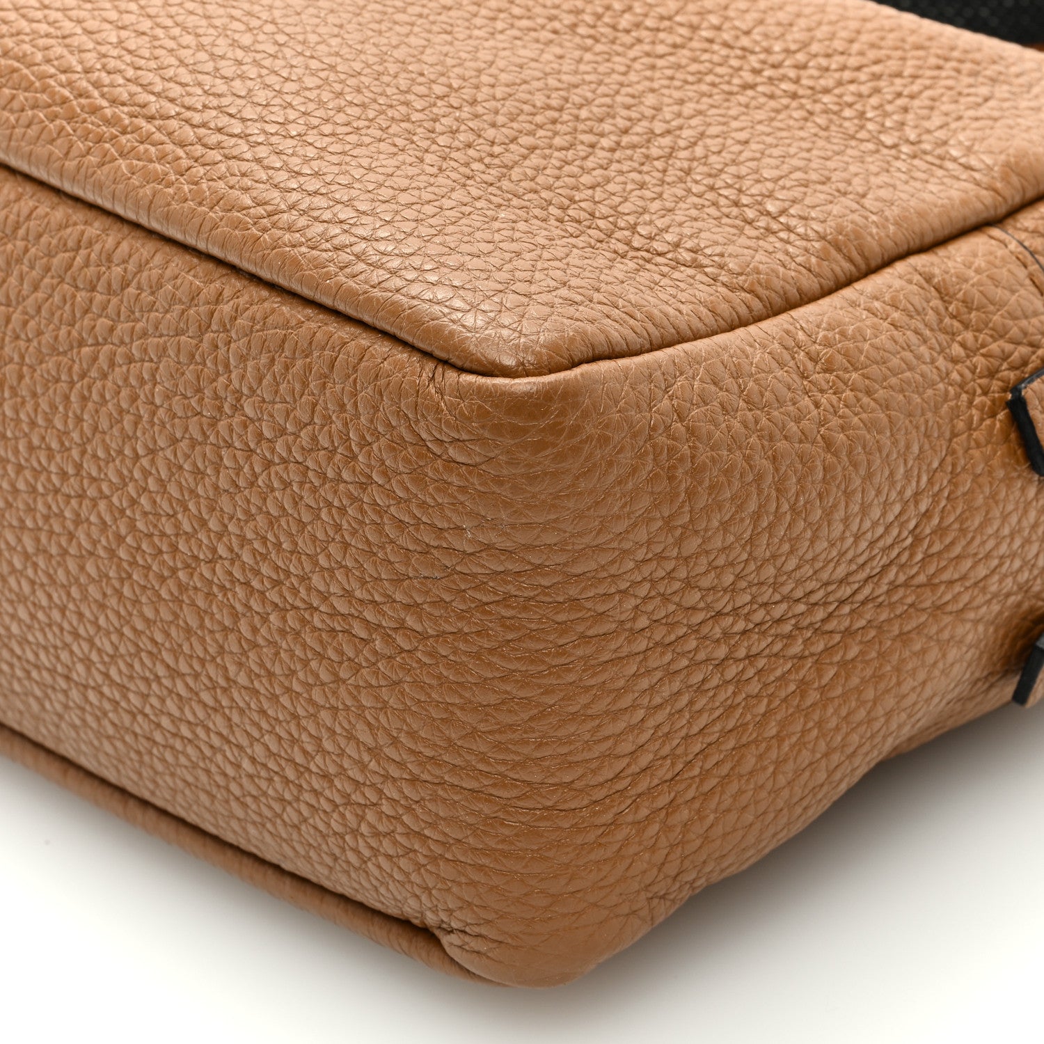 Prada Vitello Daino Soft Medium Double Zip Shoulder Bag Caramel 9 of 9