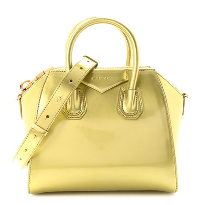 Givenchy Patent Calfskin Mini Antigona Almond Green 1 of 10