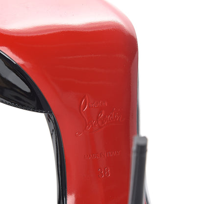 Christian Louboutin Patent Iriza 100 Pumps 38 Black 6 of 7