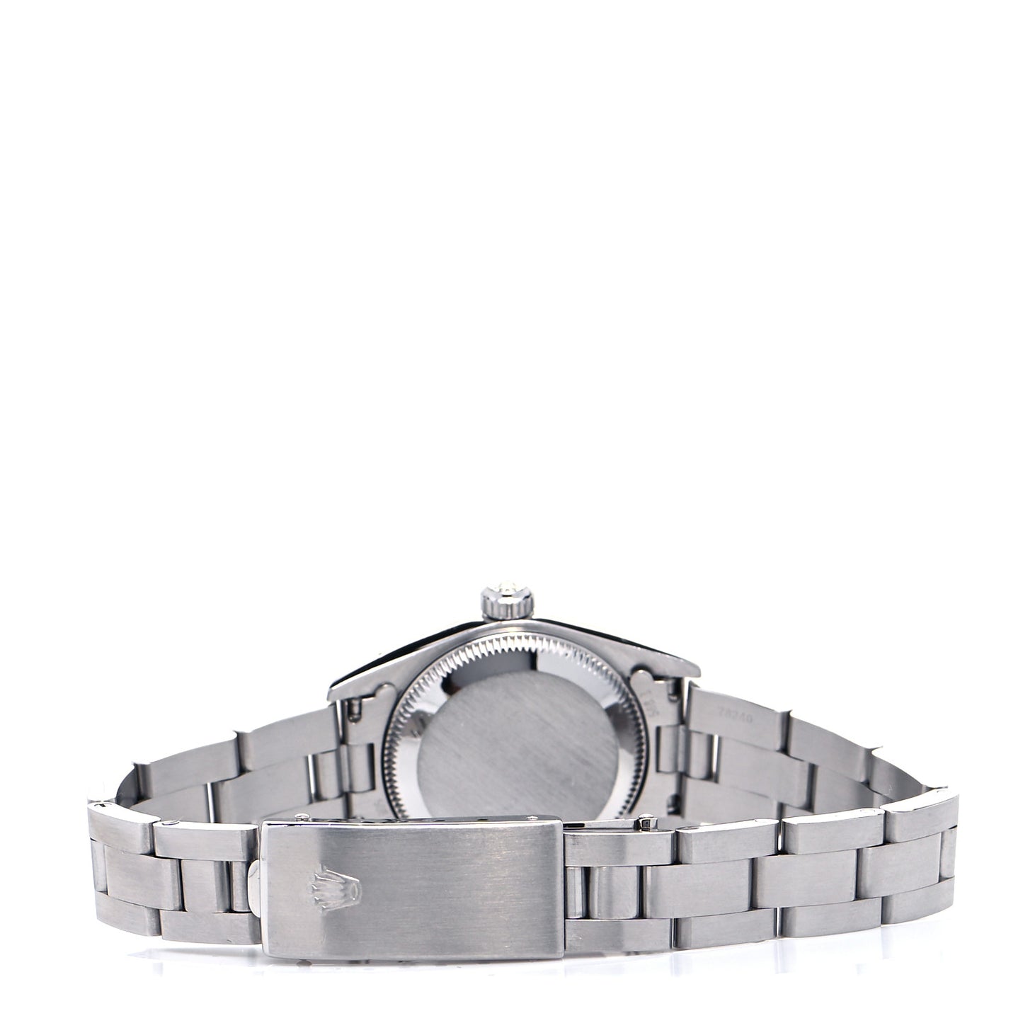 Stainless Steel 24mm Oyster Perpetual Watch Black 76080