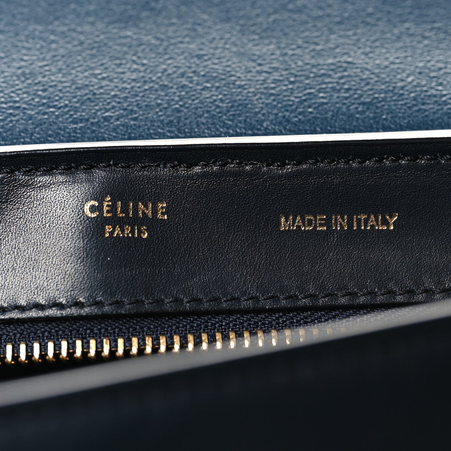 Celine Smooth Calfskin Medium Tri-Color Trapeze Ink 5 of 13