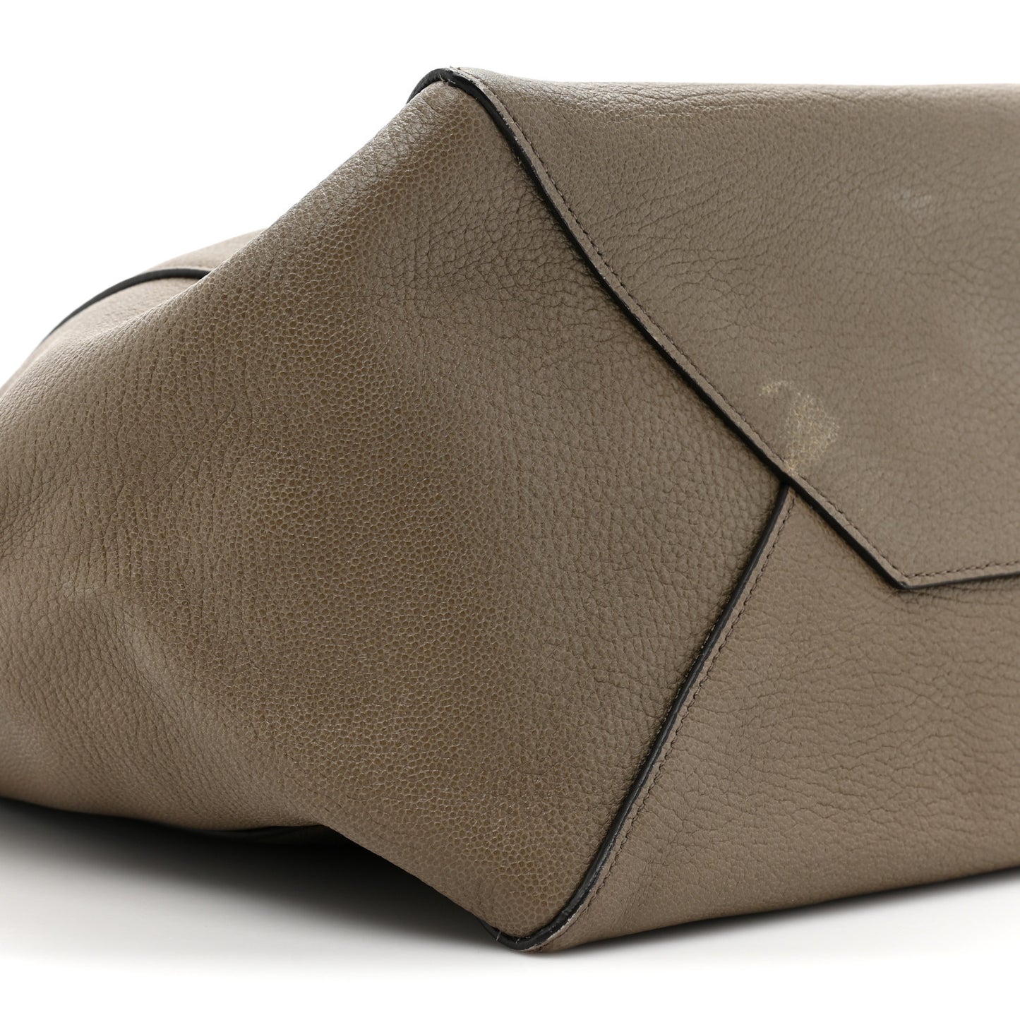 Soft Grained Calfskin Medium Belt Cabas Phantom Taupe