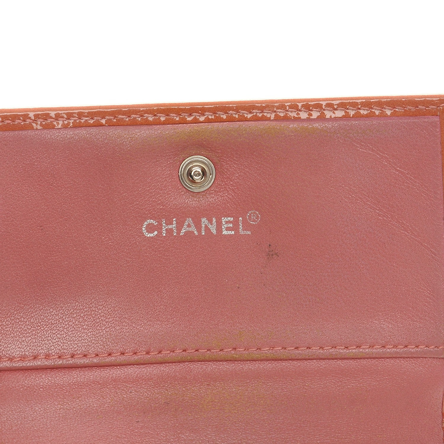Chanel Patent Compact CC Flap Wallet Pink 14 of 16