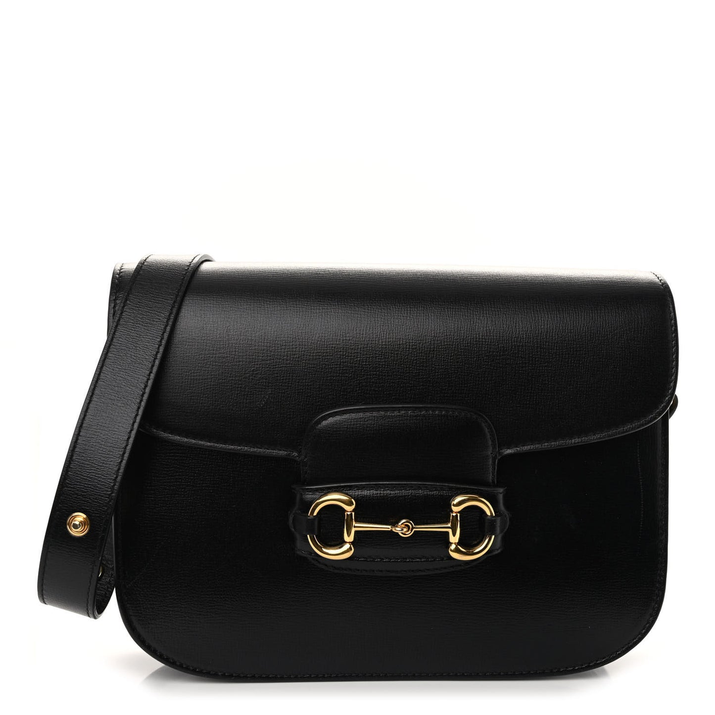 Azalea Calfskin Horsebit 1955 Shoulder Bag Black