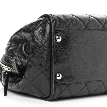 Chanel Caviar Quilted CC Timeless Bowler Black 9 of 10