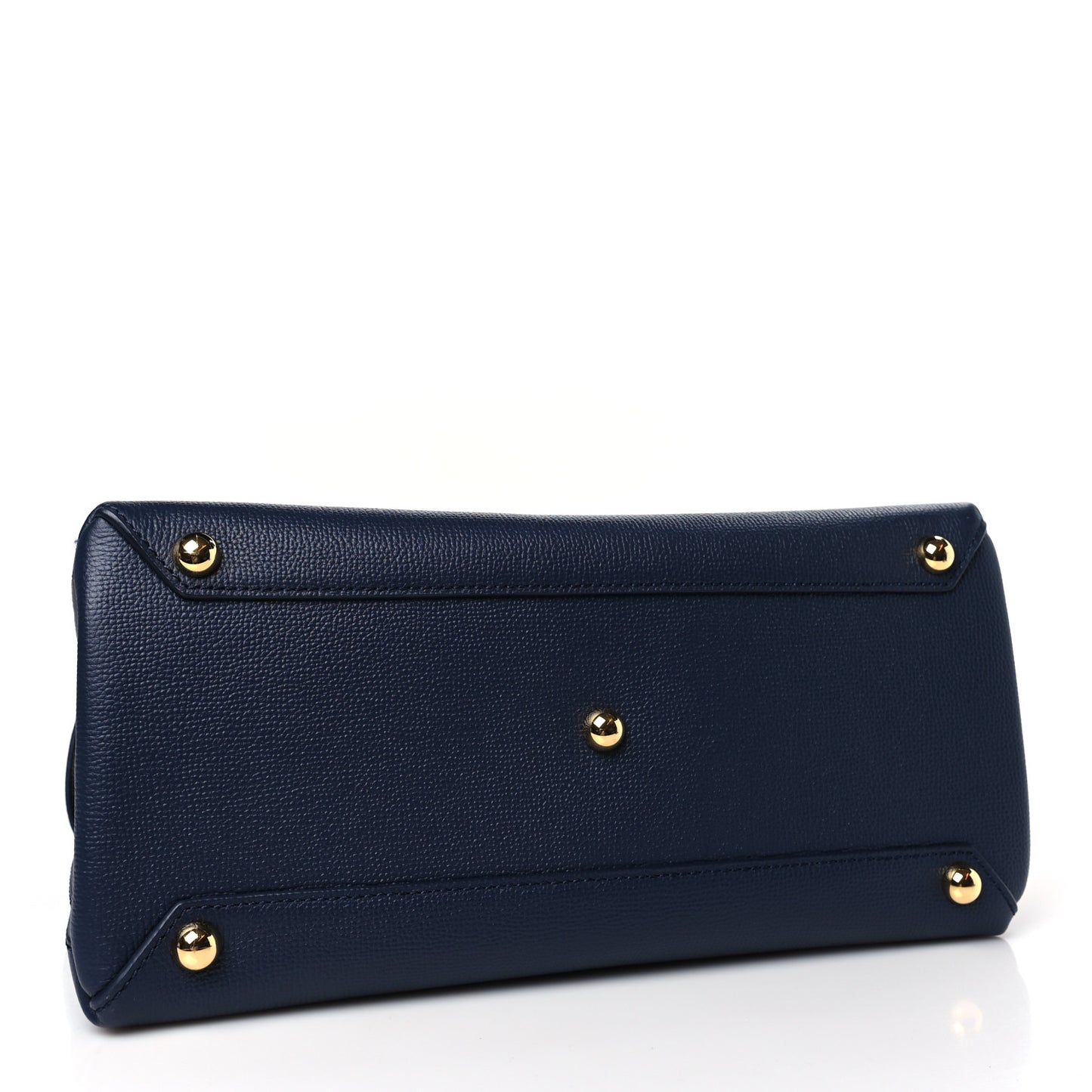 Derby Calfskin Vintage Check Medium Banner Tote Regency Blue