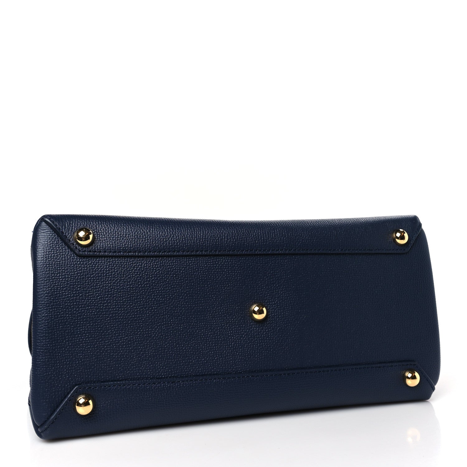 Burberry Derby Calfskin Vintage Check Medium Banner Tote Regency Blue 4 of 8