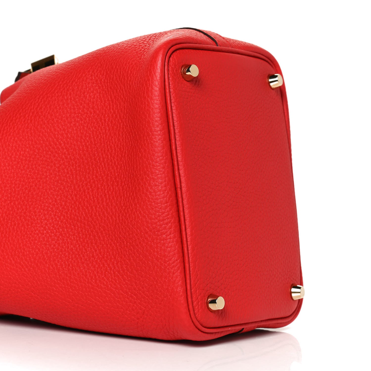 Hermes Taurillon Clemence Picotin Lock 18 PM Rouge De Coeur 8 of 12