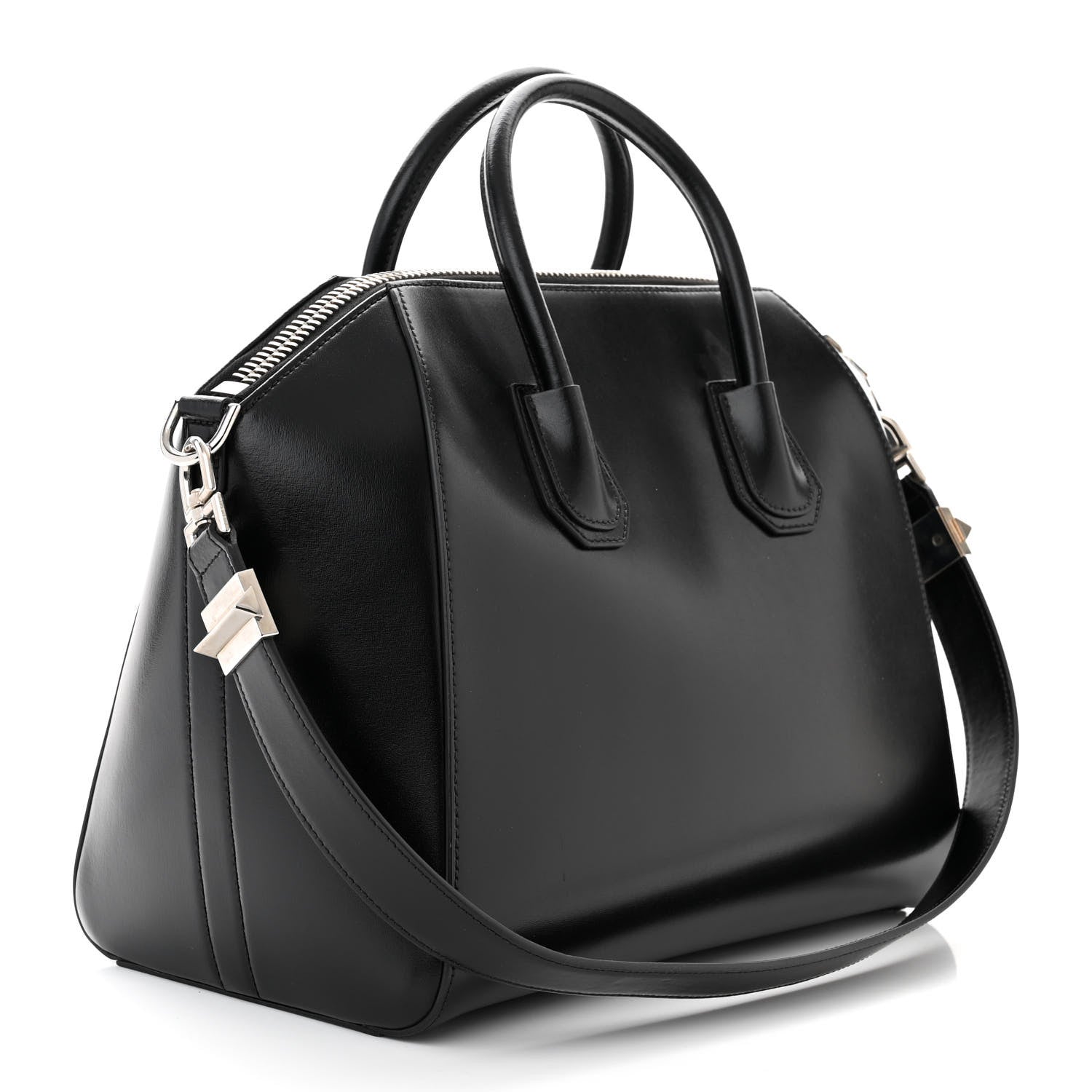 Givenchy Shiny Lord Calfskin Medium Antigona Black 3 of 10