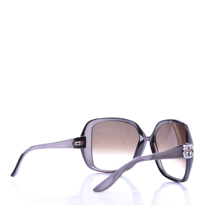 Gucci Acetate Oversized Web Sunglasses GG 3167/S Purple 4 of 7