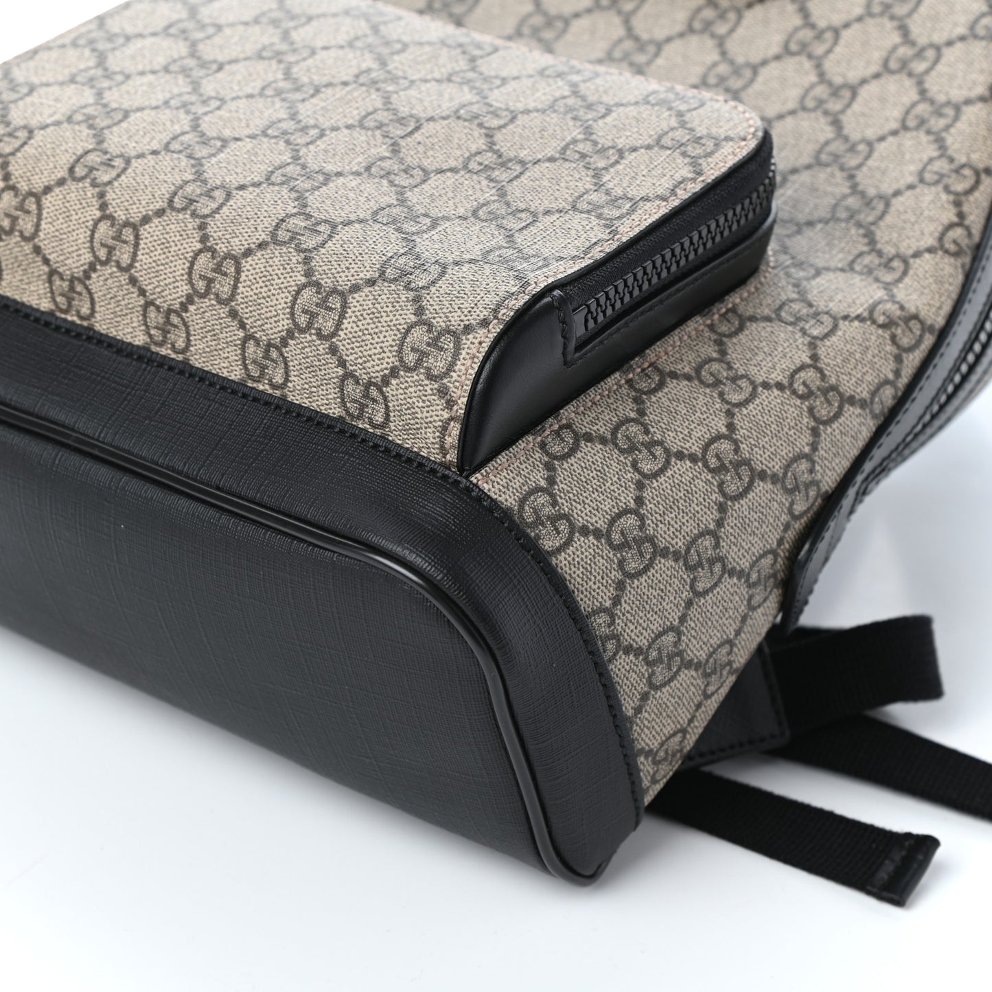 GG Supreme Monogram Small Eden Day Backpack Black