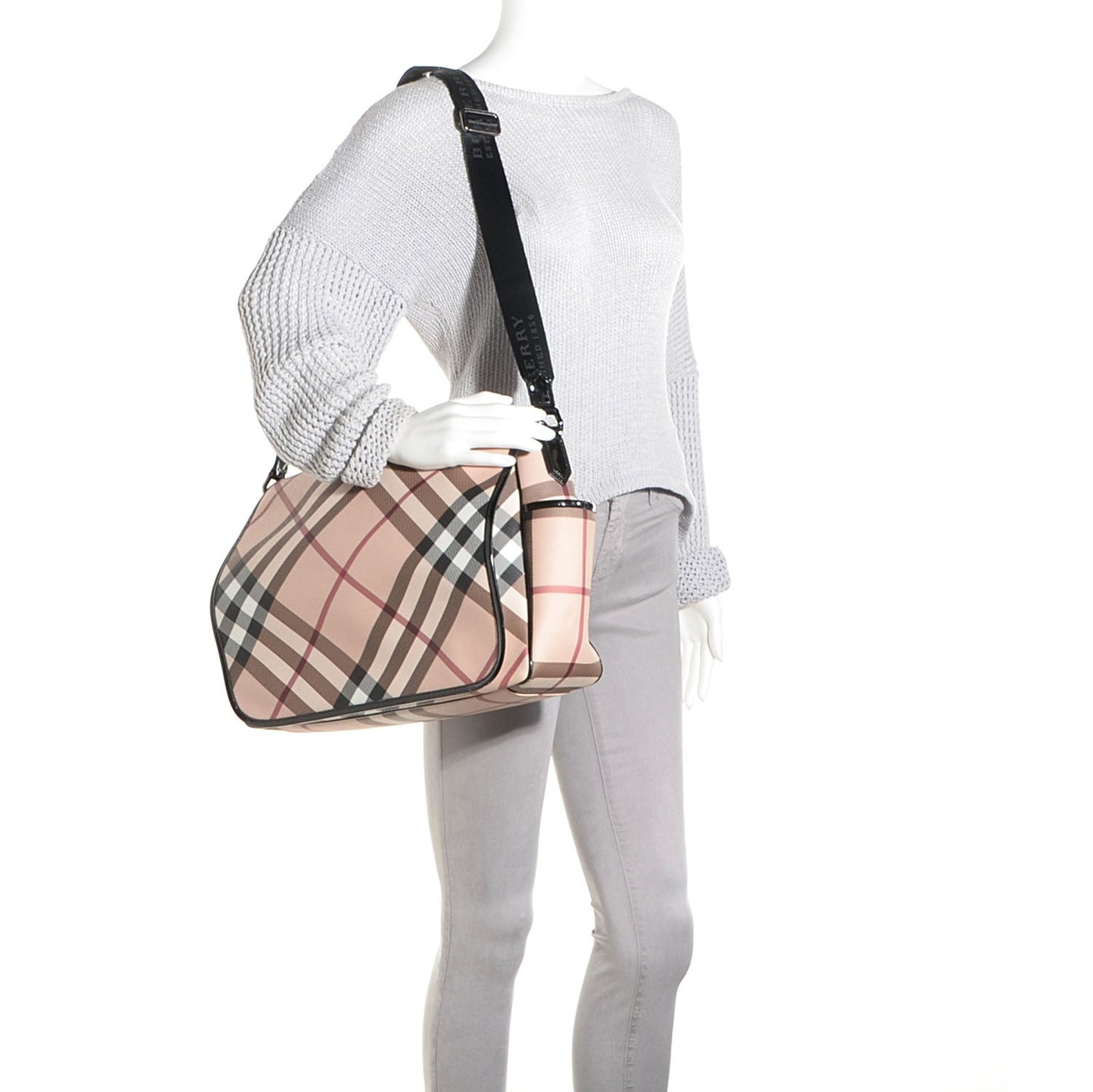 Nova Check Diaper Messenger Bag