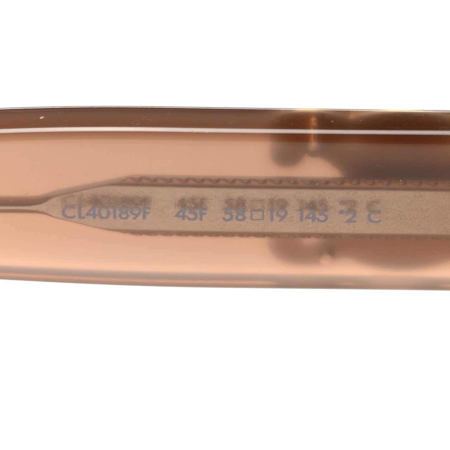 Acetate Triomphe Sunglasses CL40189F Taupe