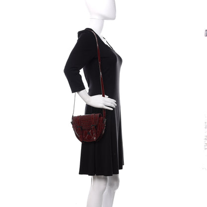 Burberry Patent Studded Crossbody Burgundy 2 of 11