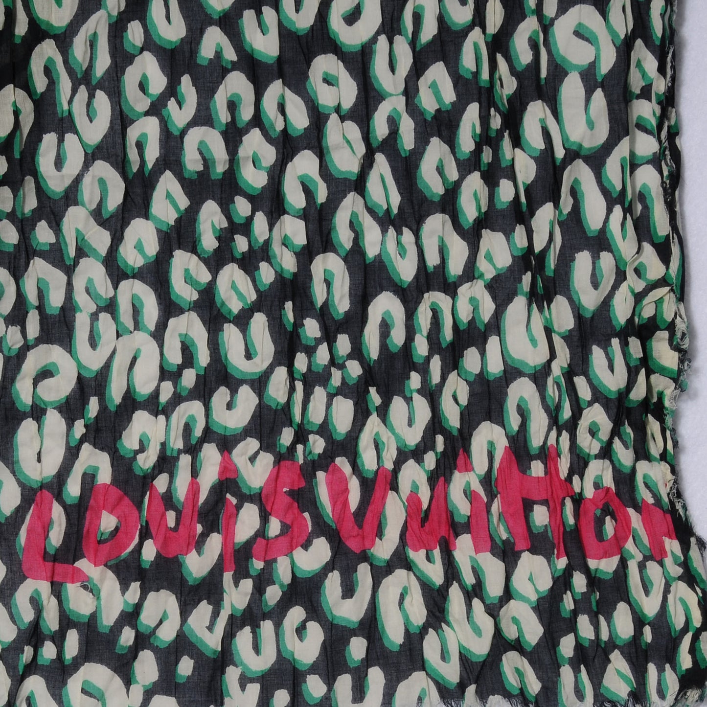 Cotton Leopard Pareo Blue Infini
