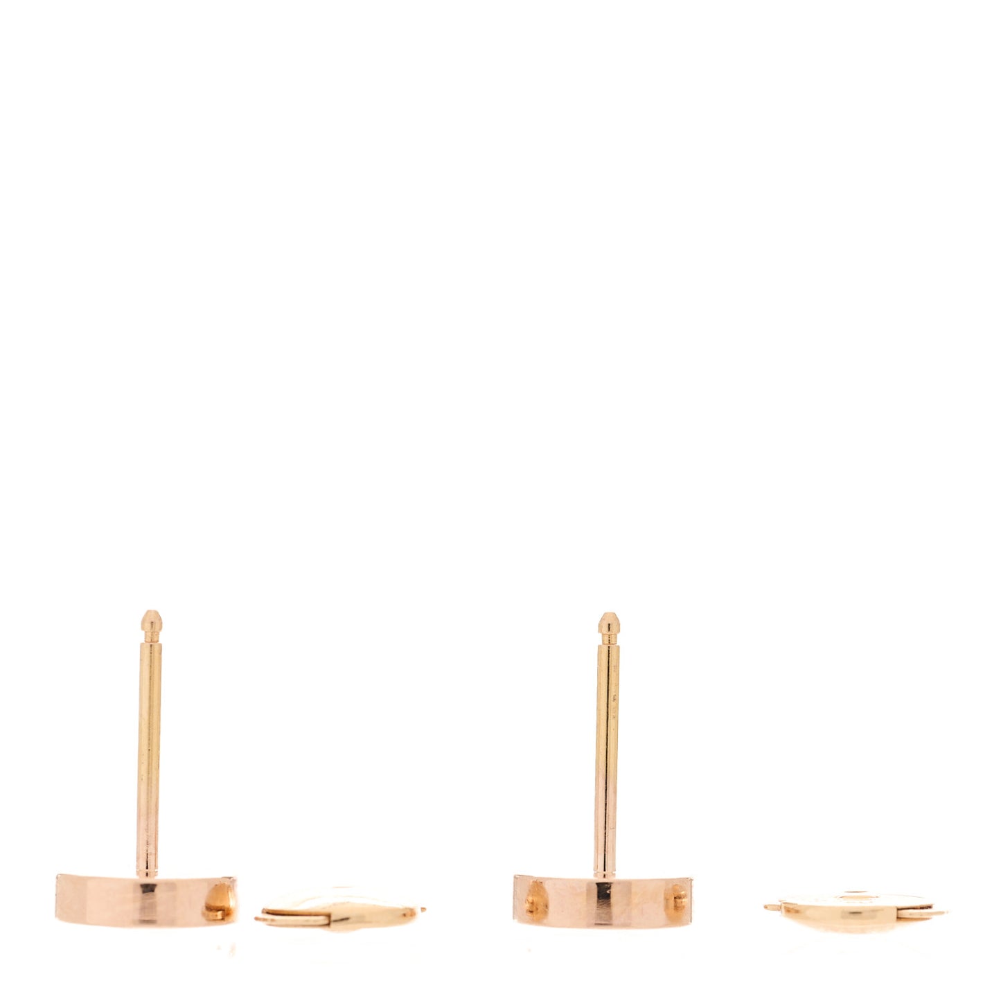 18K Pink Gold LOVE Earrings