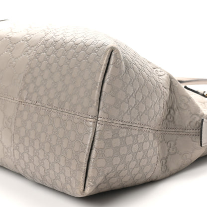 Gucci Guccissima Medium Bree Shoulder Bag Storm Grey 10 of 12