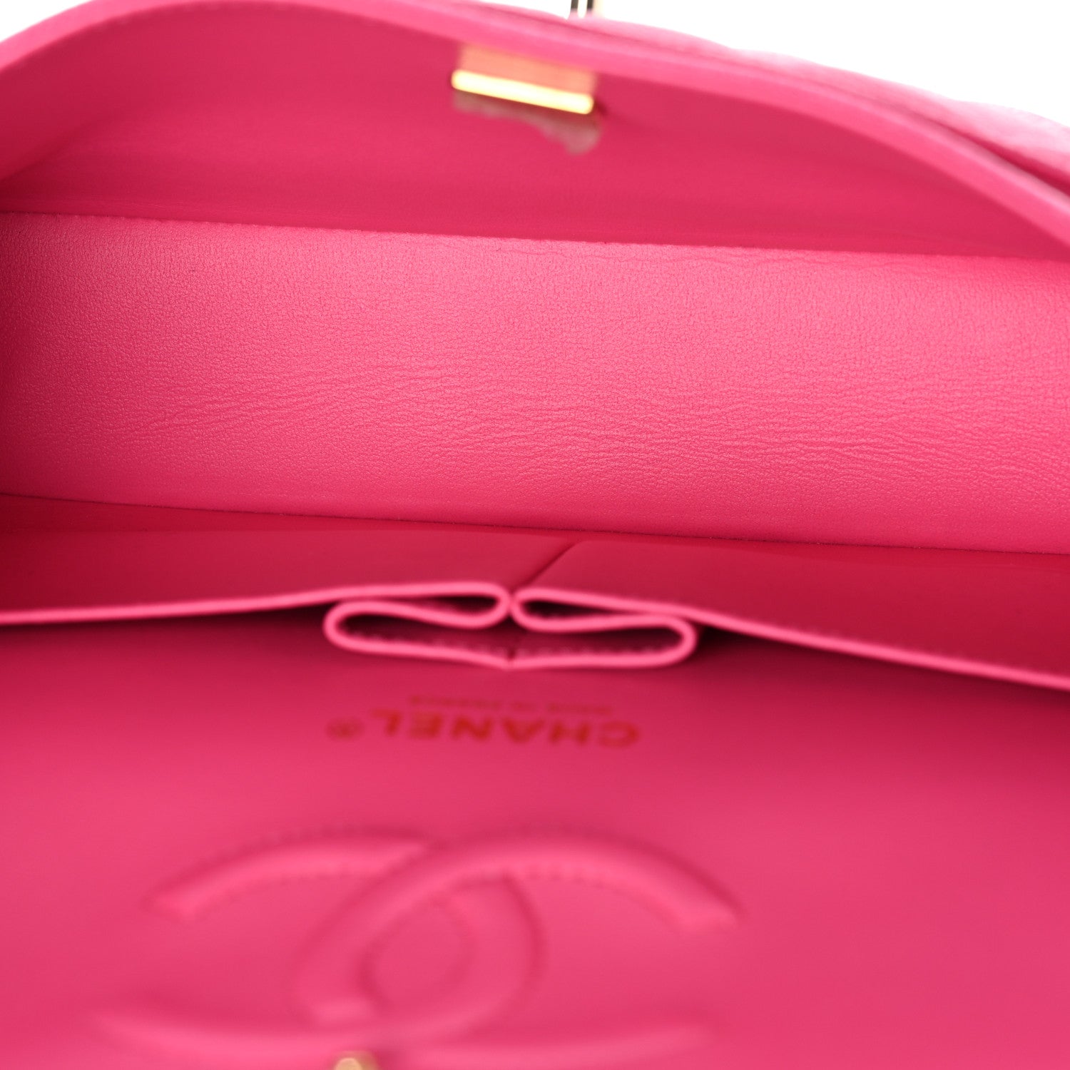 Chanel Caviar Quilted Medium Double Flap Dark Pink 5 of 11